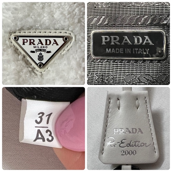 Prada Milano Terry Fur Re-edition 2000 Mini Shoulder Bag Purse - Picture 7 of 10